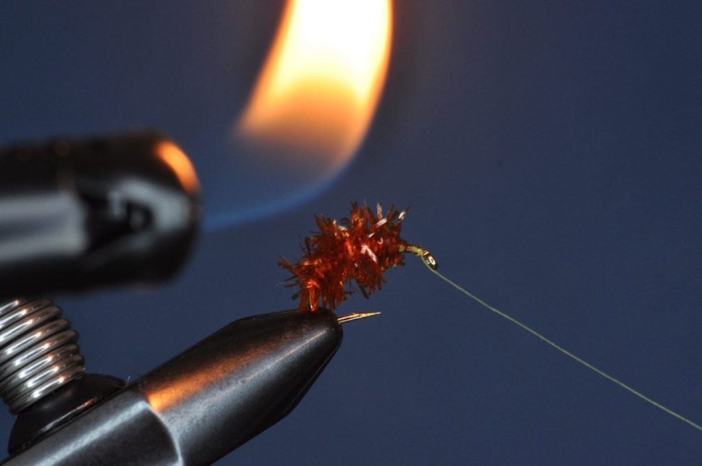 Burnt Chenille Cased Caddis Step-by-Step