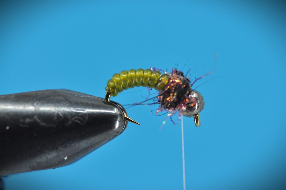 Vinyl Rib Caddis Step-by-Step - The Fat Fingered Fly Tyer